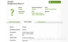 Google平板Nexus 7未公布 规格全透露