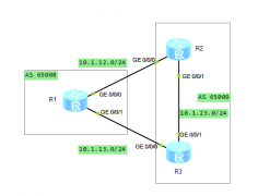 HUAWE配置BGP MED属性控制路由选路