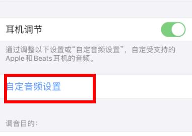 ios14耳机音频自定义方法介绍