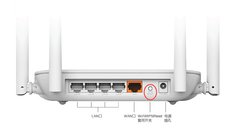 路由器恢复出厂设置