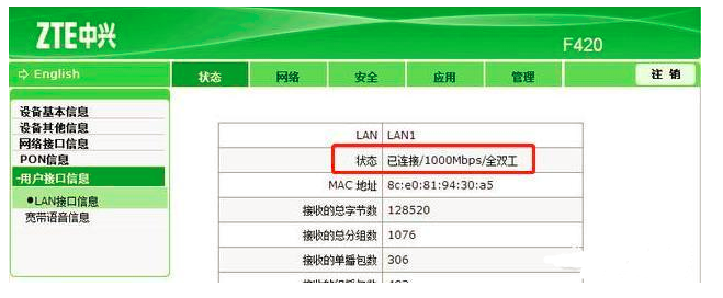 光猫的网口接哪个带宽最大